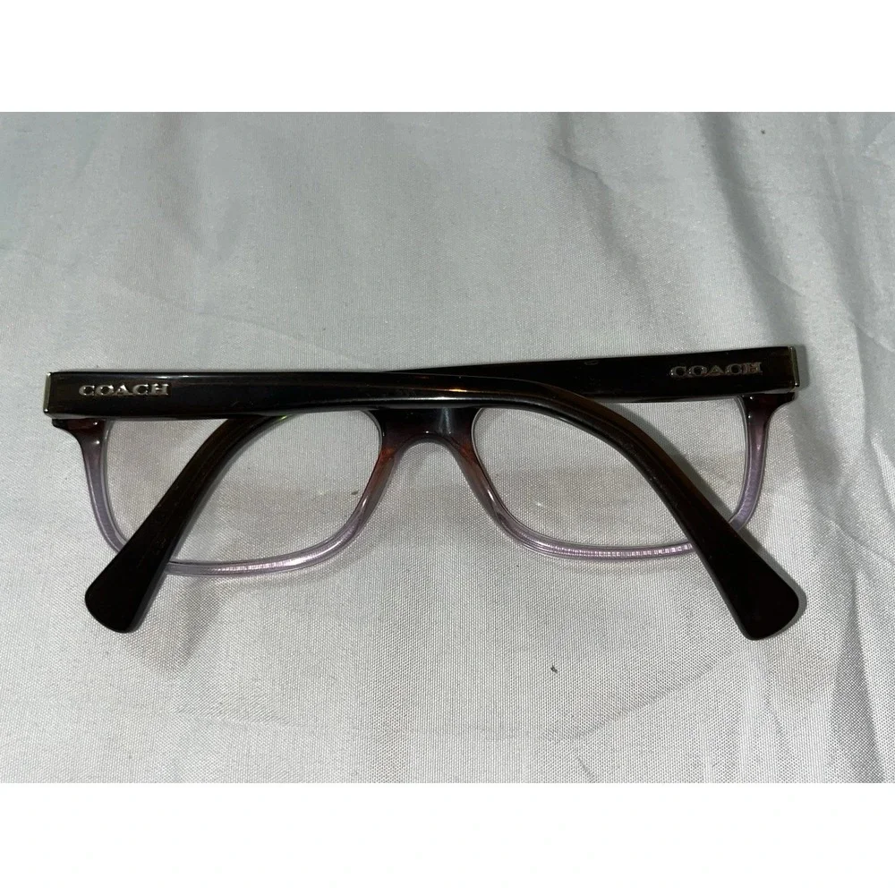 Coach Eyeglasses Sunglasses HC 6069 5401 Purple Brown Gradient 51 [] 16 135 MM